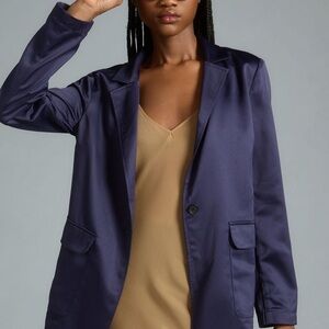 Porridge Satin Blazer ❤️ Anthropologie ❤️ NWOT